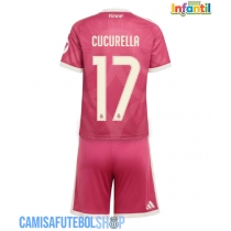 Camisa de time de futebol Real Madrid Marc Cucurella #17 Replicas 3º Equipamento Infantil 2026-27 Manga Curta (+ Calças curtas)